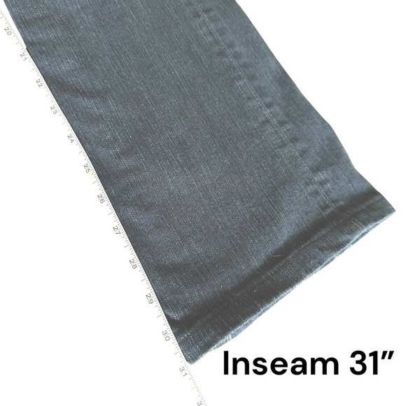 True Religion Boot Cut Denim Blue Jeans Dark Wash Natural Fading Y2K Womens 30 - Picture 15 of 15